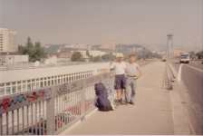 Словакия, г. Братислава, мост над Дунаем